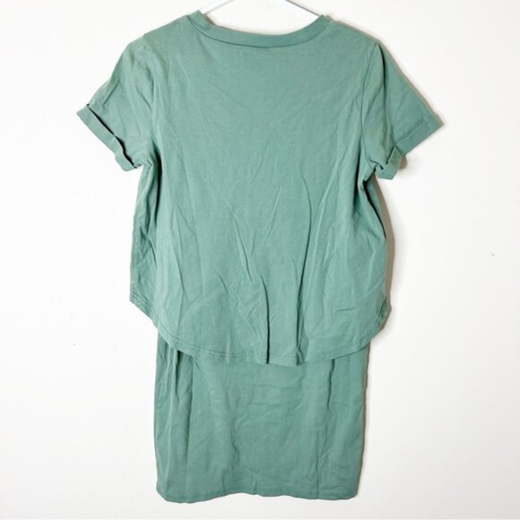 Légoe Heritage maternity Nursing T-shirt Dress Green Size 0 Maternity - Picture 9 of 12